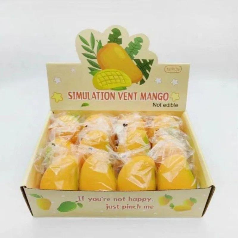 New Model Realistic Mango Squeeze Toys - Stress-Relieving Toys With Pressure-Reducing Surface For Venting As A Gift Item.