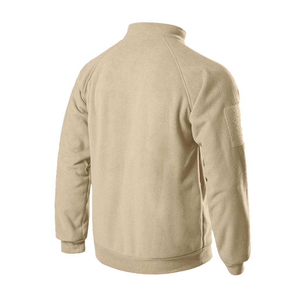 Men's Outdoor Jacket Hunting Clothes Warm Zippers Fleece Pullover Man Windproof Spring Winter Coat Thermal Underwear