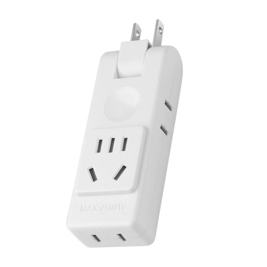 Electrical Socket Adapter 180 Degree Rotation US Wall Outlet Extension Travel Aadapters US Plug Portable Power Socket Converter