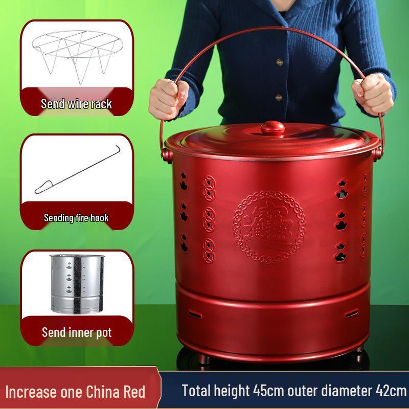 Incinerator Fire Bucket for Burning Paper and Incense