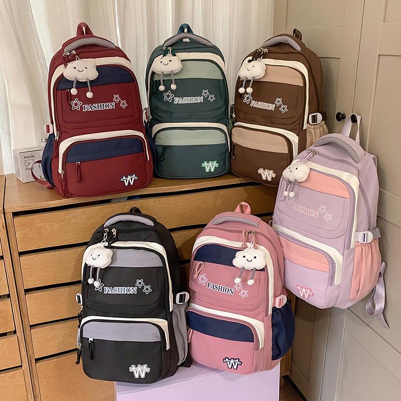 Neuer High School Studentenrucksack Rucksack mit großer Kapazität Freizeit-Reisetasche Junior High School Studentenrucksack Schultasche für Studentinnen