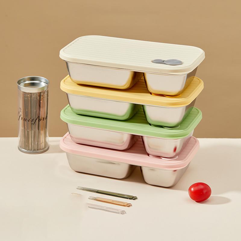Lunch Box Travel Picnic Sealed Leak Proof Fruit Salad Bento Box Student Adult