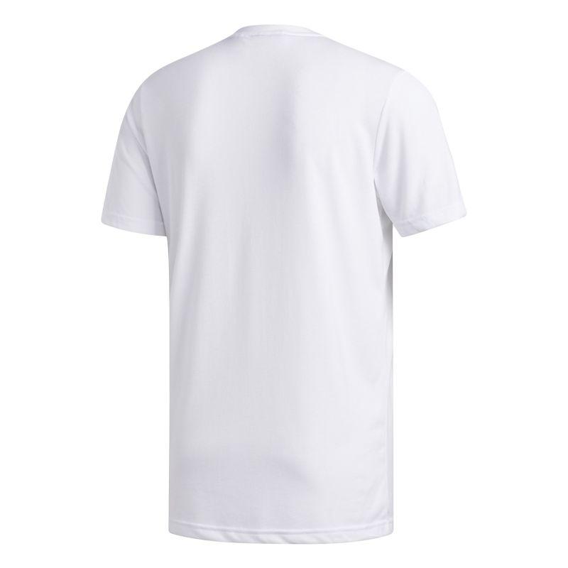 Adidas Comfortable Breathable Fashion Round Neck Short Sleeve T-Shirt Men Tops White FK1099
