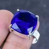 Natural London Blue Topaz Gemstone 925 Sterling Silver Jewelry Ring Size 9 J1c04