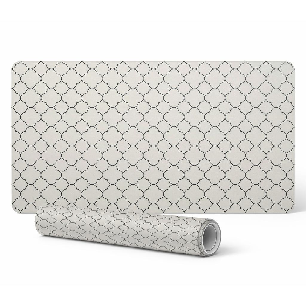 Anti-slip Mouse and Keyboard Mat Geometric Pattern 100x50 Cm