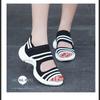 Knitted Mesh Sandals 2025: Thick Sole, Lightweight, Summer Sports Casual, Round Toe Women's Footwear