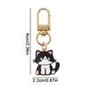 1PC Mini Key Charms Gifts Key Rings Chic Cartoon Pendant Women's Fashion Cat Keychain Cute Multiple Options Available