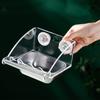 Spillproof Hanging Feeding Station Acrylic Parrot Feeding Box Cage Bird Feeder  Bird Feeding Tool