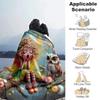 1pc Eagle Printing Lightweight Flannel Blanket, Comfortable and Warm Blanket, for Camping Sofa Bed and Couch Office, In All Seasons
