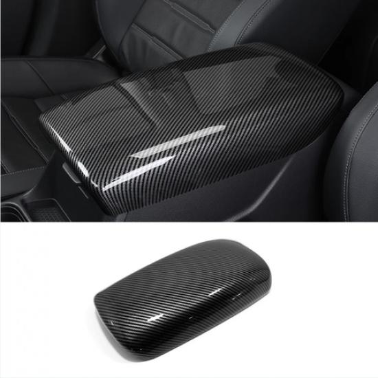 Carbon fiber Central Storage Box Decor Cover 1pc For Toyota Corolla -2025