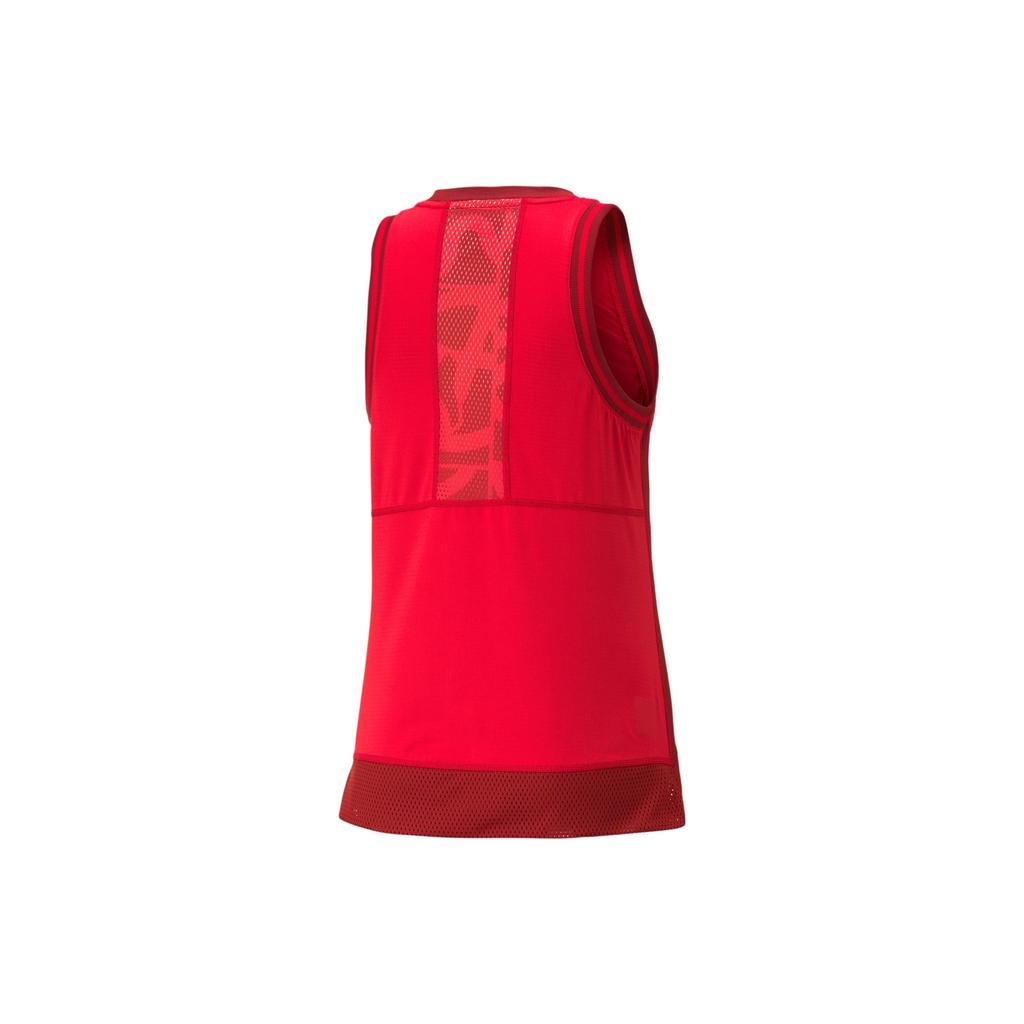 Puma X Ciele Collaboration Series Letter Logo Tag Back Splicing Pattern Running Sports Vest Women Vests Red 523429-21