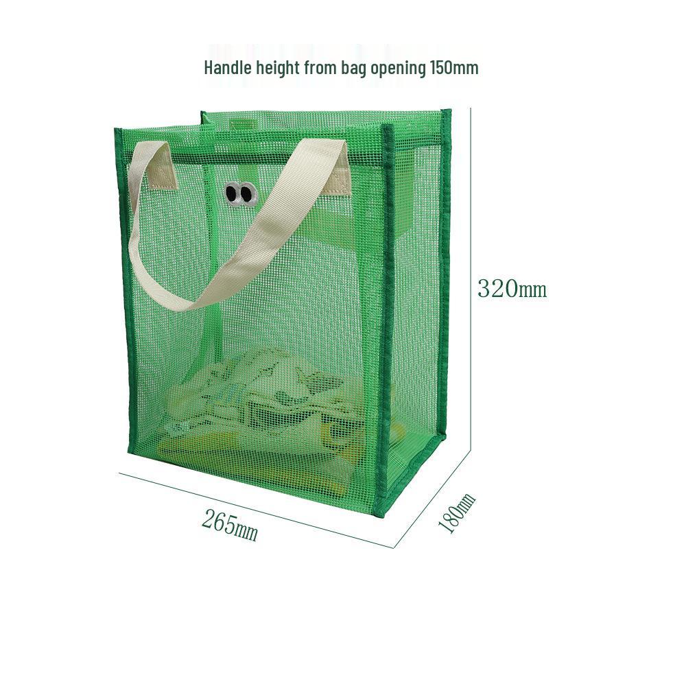 Mesh Beach Tote - Large Capacity, Draining Swim & Toy Storage Bag, Fashion Handbag
