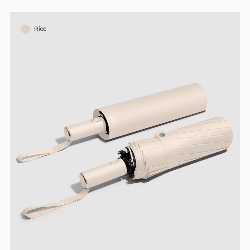 Reinforced 16 Bone Fully Automatic Umbrella for Men, Large Windproof Strong, Shade UV, Sunny and Rainy Umbrella Wind Resistant