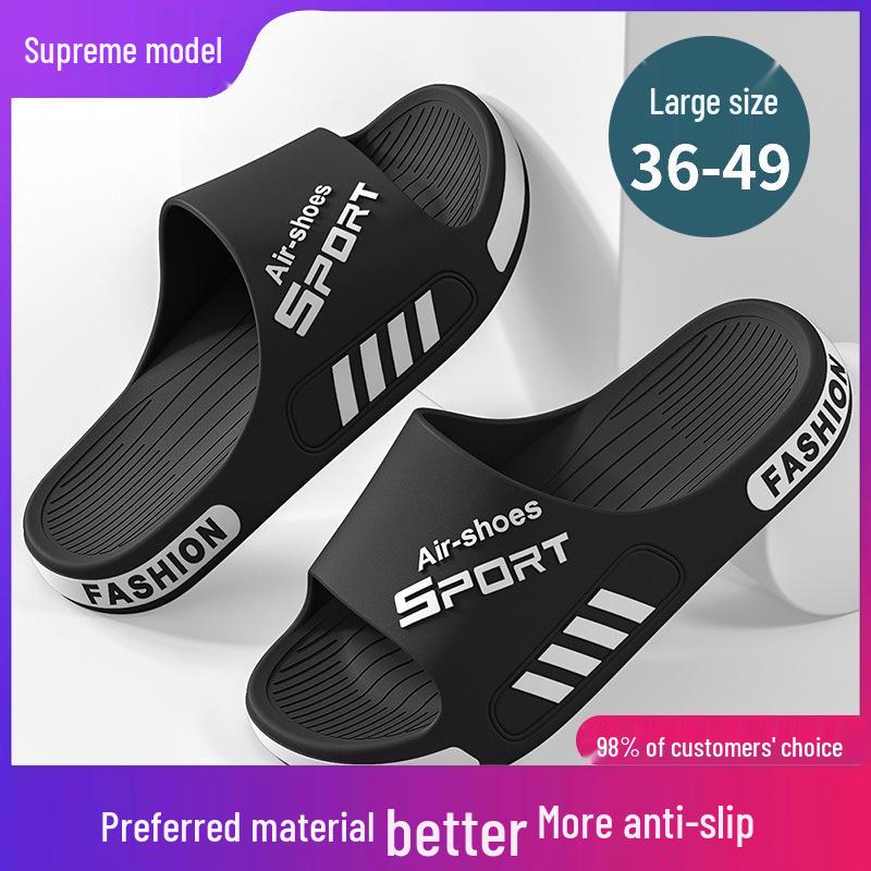 2024 Men's Outdoor Odor-Resistant Wide Cool Summer Non-Slip Slippers