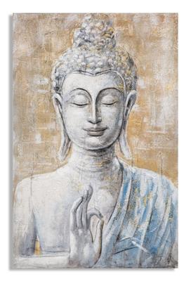 Handmade Wall Painting Buddha Light -B- 80X3X120 Cm
