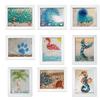 Sea Glass Art Kits Sea Glass Art & Craft Kit DIY Sea Themed Photo Frame Creative Resin Beach Art Kit for Home Office
