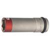 TONE Thin foil nut socket for impact with protector Drive angle Red Width across flats 19mm 4AP-19N 12.7mm (1/2")
