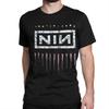 Vintage NIN Rock Band Nine Inch Nails  T-Shirts Men Women Round Neck 100% Cotton T Shirt  Short Sleeve Tees Original Tops