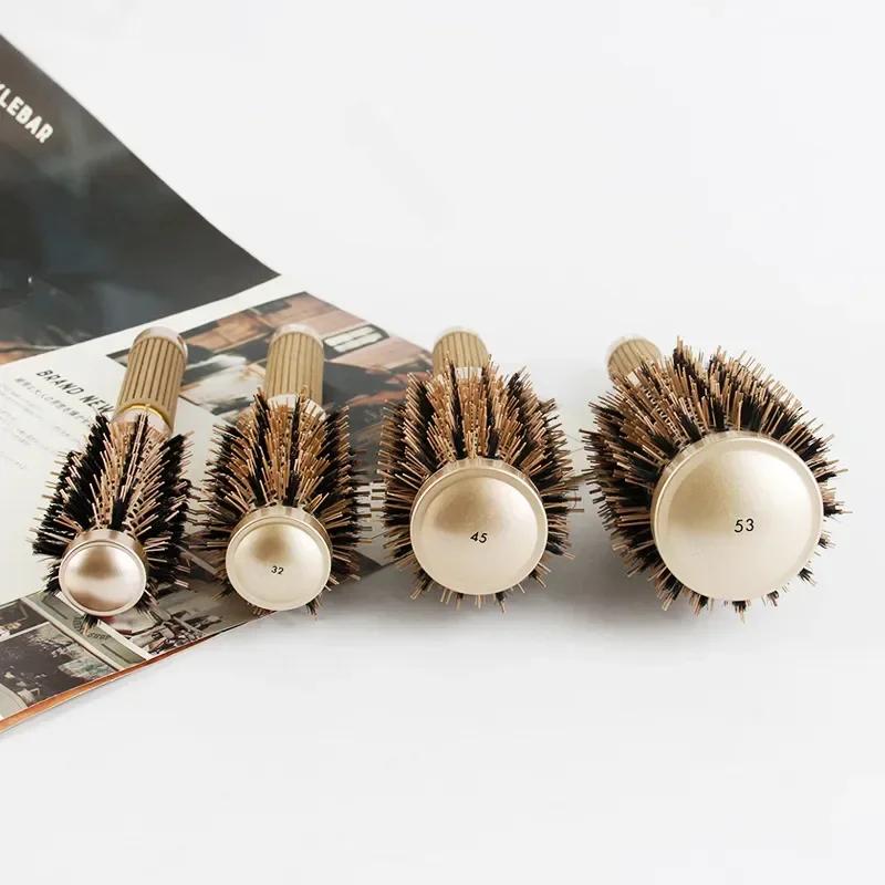 1PC 4 Sizes Professional Salon Styling Tools Round Hair Comb Hairdressing Curling Hair Brushes Comb Barrel Comb