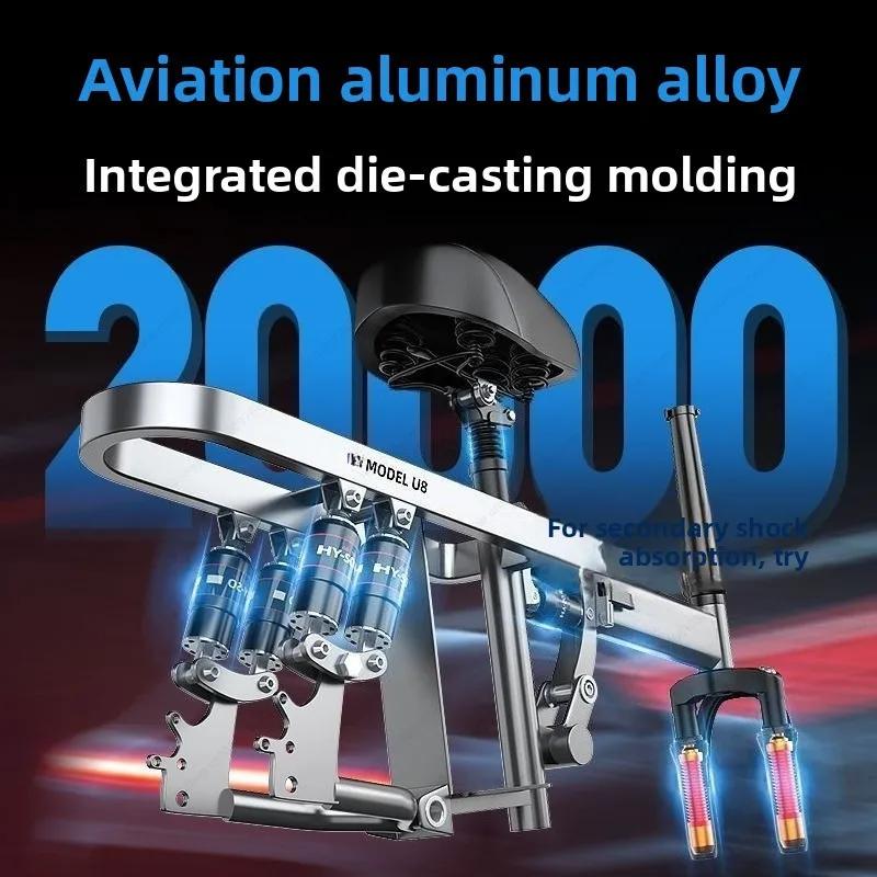 2025 Nové GS3/GE5 EU Elektrické kolo s vysokým dojezdem pro dospělé 400W Lithiová baterie Elektrické kolo, Rychlost 35KM/H, Šest tlumičů
