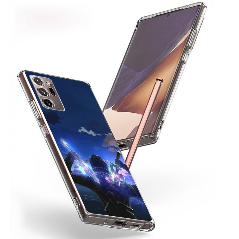 Sword Art Online Anime Phone Case For Samsung Galaxy S24 S25 Edge S26 Ultra S23 S22 S21 Plus S20 FE + Personalized Print Cover G