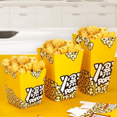 Einweg Popcorn Eimer Behälter Halter Papierbecher Popcorn Boxen Verpackungsbox Für Themen Geburtstagsparty Dekoration