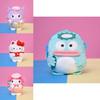 Adorable Kuromi Cinnamoroll Plush Doll With Bead Chain Keyring Xmas Gift