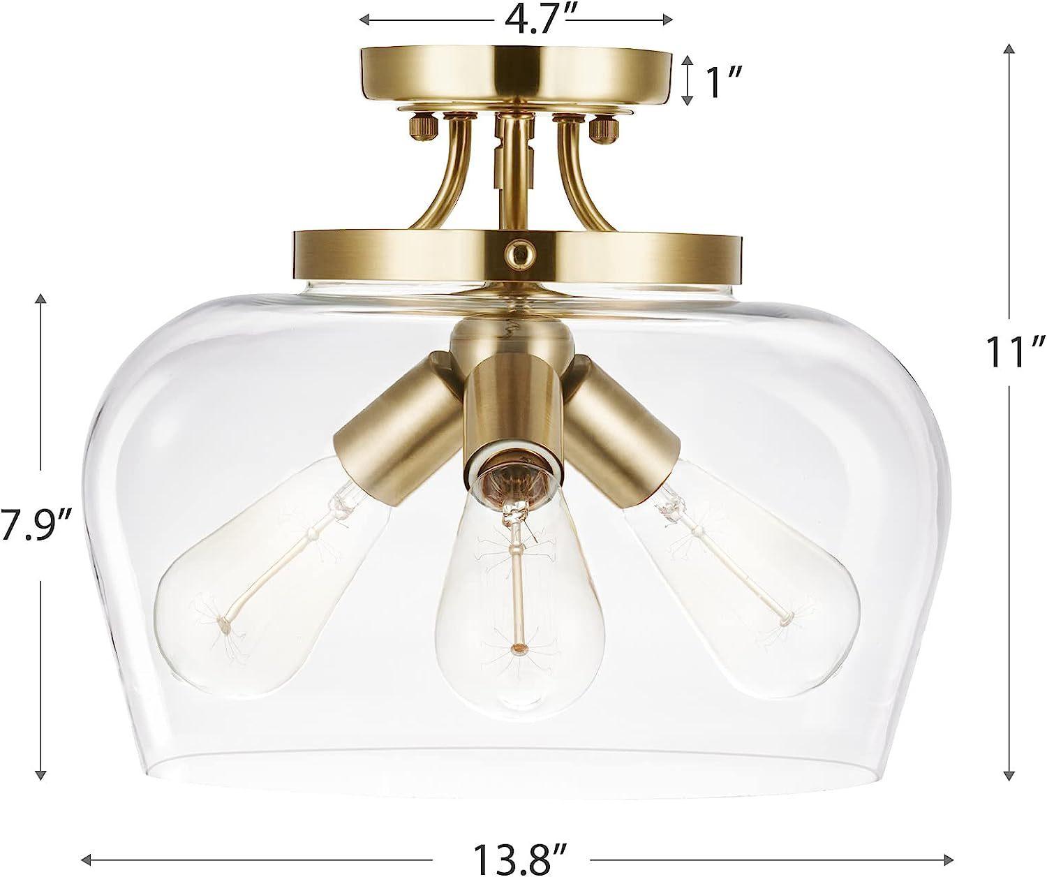 

Потолочный светильник Современная простая металлическая люстра для коридора золотой