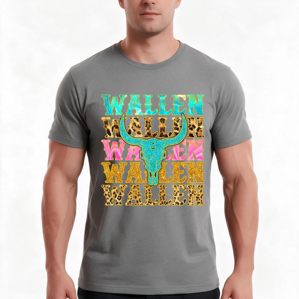 Cute Wallen Tshirt Summer Casual Cotton Tee Oversized Streetwear Tops Vintage Graphic Print Loose Fit Short Sleeve