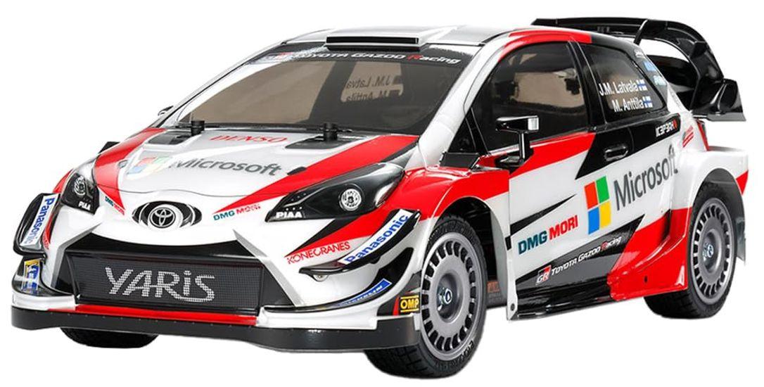 

Мужская электрическая радиоуправляемая машинка Tamiya серии Toyota Gazoo Racing WRC 58659 1/10 No.659 WRT/Yaris (Шасси ТТ-02) На дороге