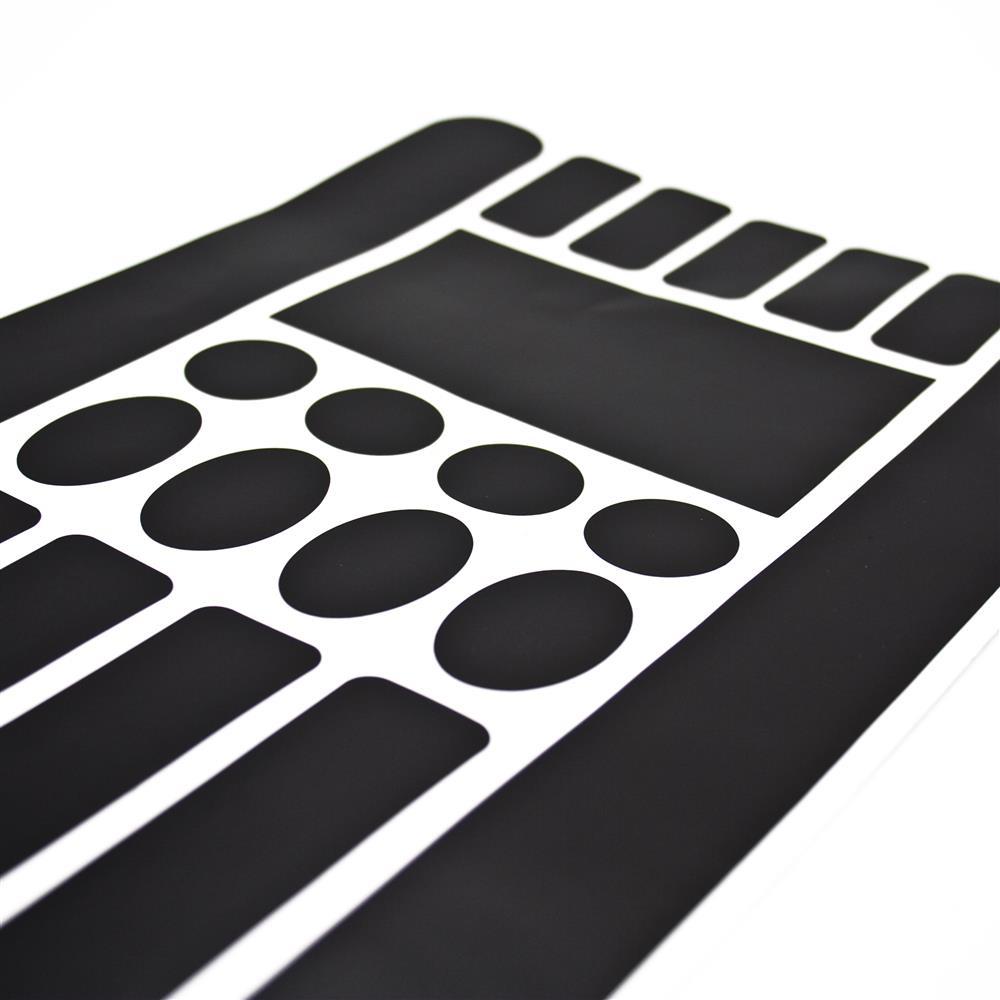 Protective Stickers For Frame Black Matte, 20 Pcs.