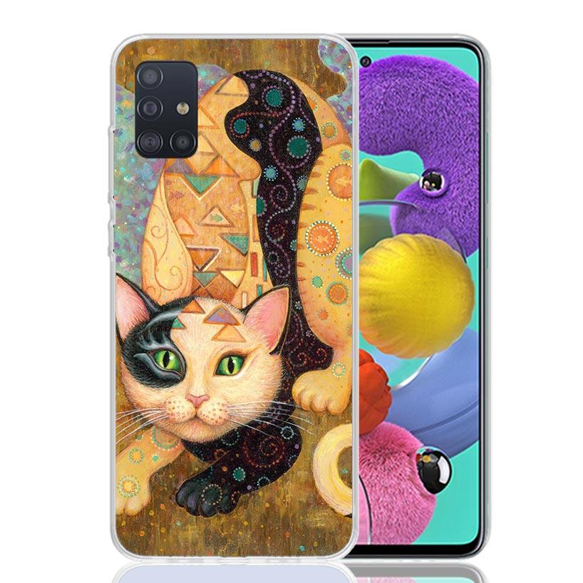Kiss by Gustav Klimt Desig For Samsung Galaxy A52S A42 A32 A22 A12 A02S A51 A50S Phone Case A41 A31 A21S A30S A20S A20E A70 A71