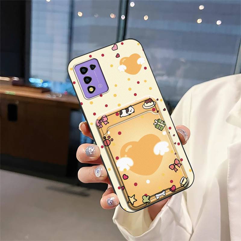 Fashion Design Cartoon Phone Case For ZTE Libero 5G iii/A202ZT Protective Shockproof Card Sleeve Cover Anti-dust Cute