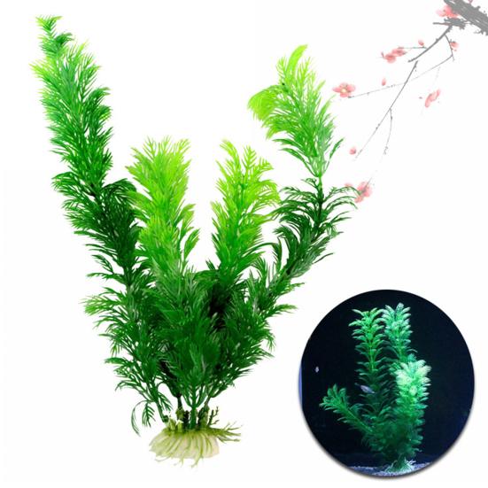 Aquarium Decorative Plastic Grass Water Plants Fish Tank Landscaping Ornaments