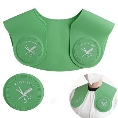 Cape de coupe de barbier imperméable, châle de coloration de cheveux, coussin de coloration de coiffure professionnel, collier enveloppant pour le cou, accessoires de barbier