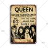 Retro Famous Rock Band Tin Sign Singer Poster Metal Plaque Vintage Metal Plate For Coffee Bar Pub Man Cave Room Home Wall Decor