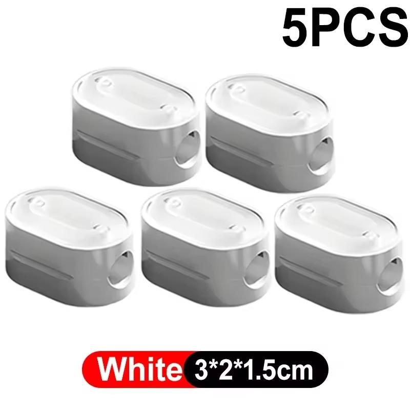 1-20Pcs Portable Magnetic Cable Clips Desktop Cord Organizer Wire Holder Strong Adhesive Magnetic Cable Management Home Office