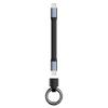 Keychain 3A USB C Charging Cable Fast Speed and Data Line Short Cord for Daily Use Phone Charging