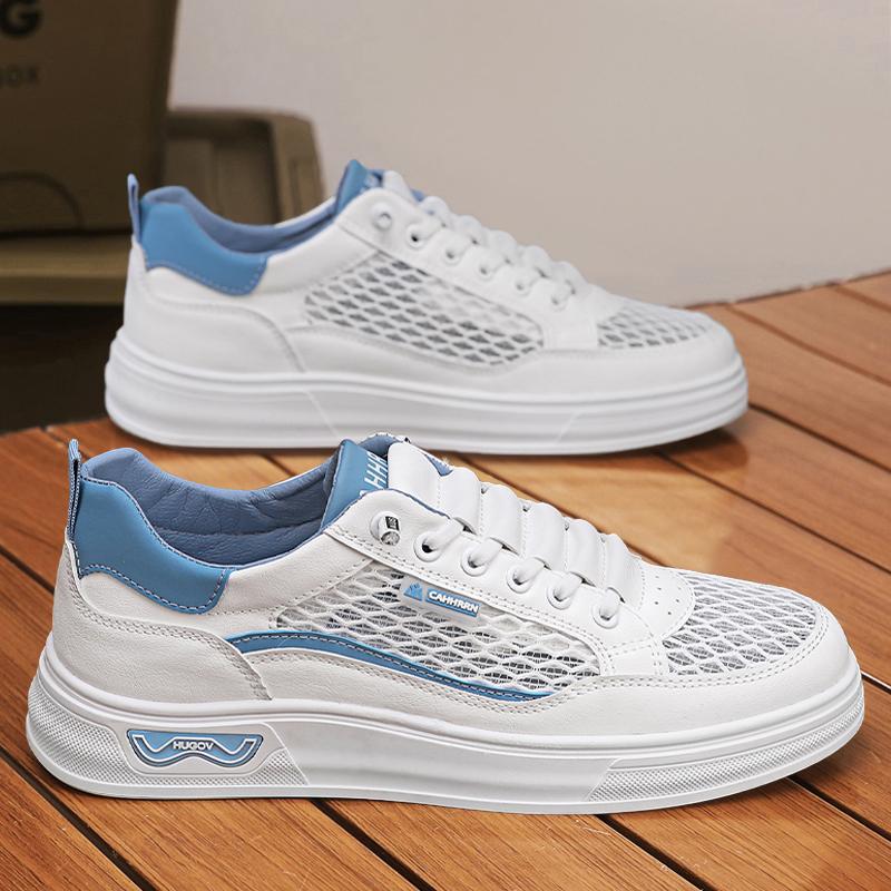 

Men s shoes summer mesh shoes board shoes casual shoes little white shoes fashion platform versatile student tide shoes men 44