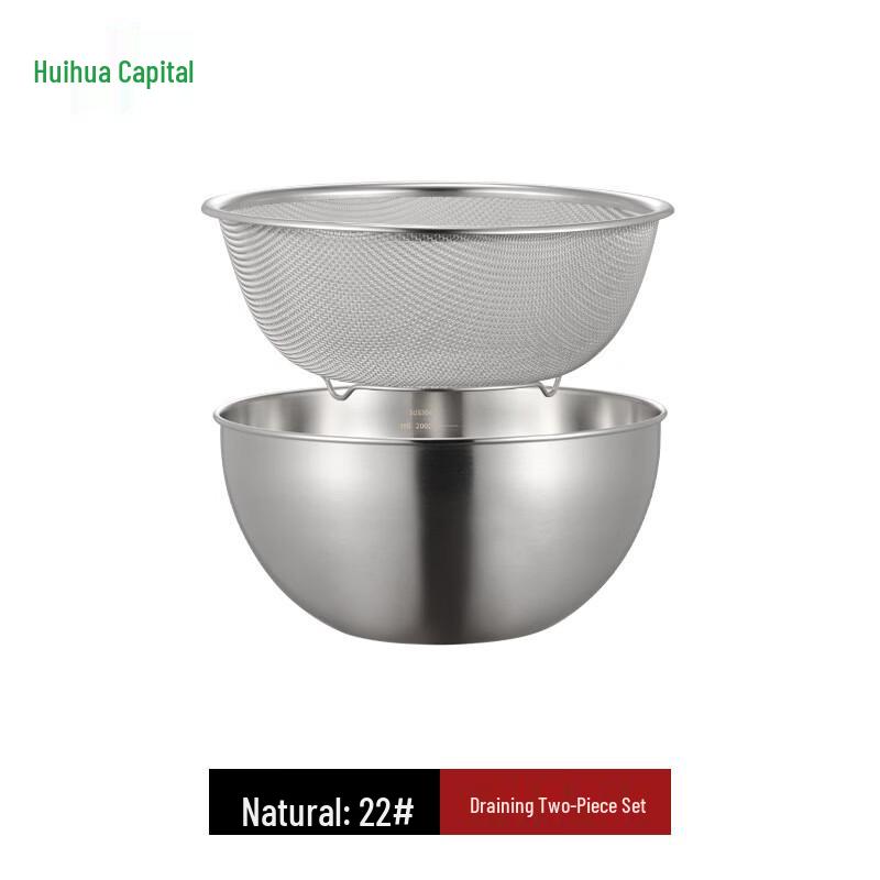 HUIHUADU Thickened 304 Stainless Steel Mixing & Salad Bowls