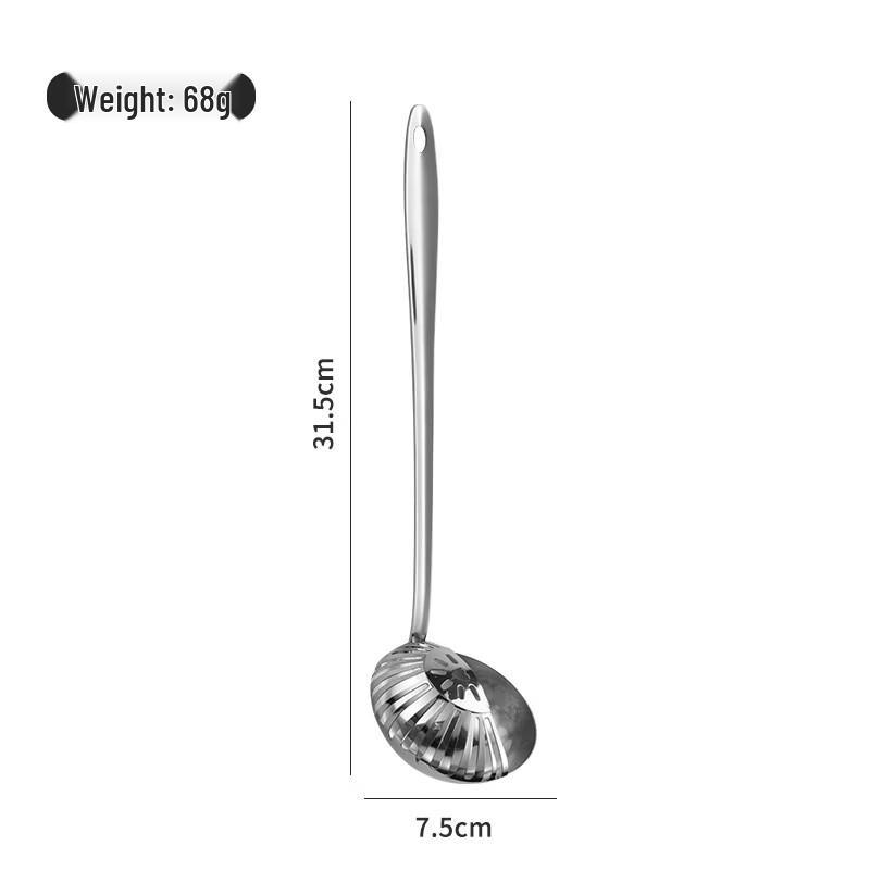Cmaos Stainless Steel Dual-Use Hot Pot Ladle & Skimmer Set