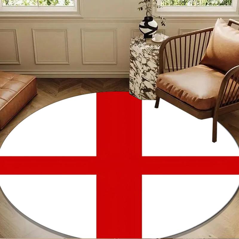 Scottish Flag Design Round Mat Home Decor, Chair Rug For livingroom,Bedroom, Doormat Home Decor Birthday Gift Christmas Gifts