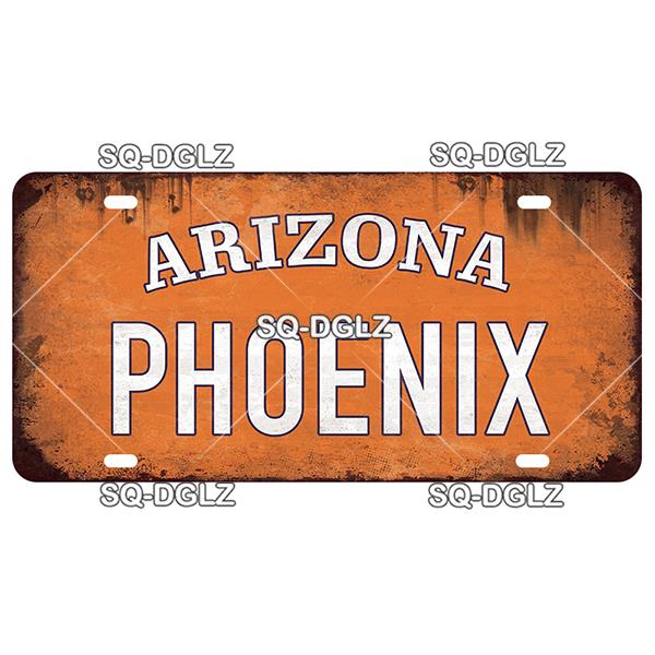 USA WEST City LOS ANGELES 15x30cm Plate Sports Tin Sign State Wall Decoration Metal Sign Home Decor Painting Plaques Art Poster