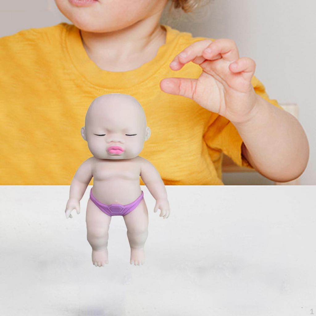 Soft Play Doll Cute Elastic Body Baby for Outside Role Indoor