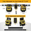 Tool Waist Bag Portable Electrician Toolkit Magnetic Hardware Repair Heavy Duty Tools Belt Multi-functional Tools Organizer