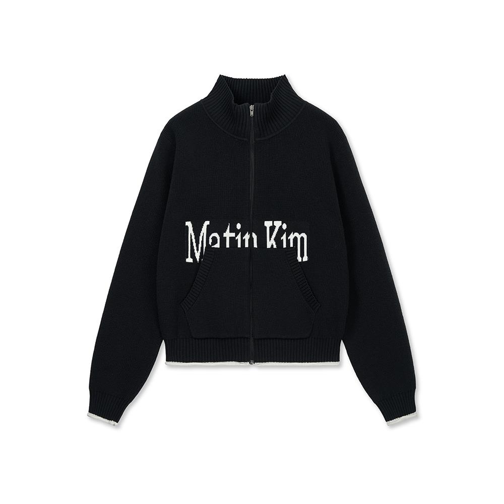 [Matinkim] Spell Point Knit Zip Up S