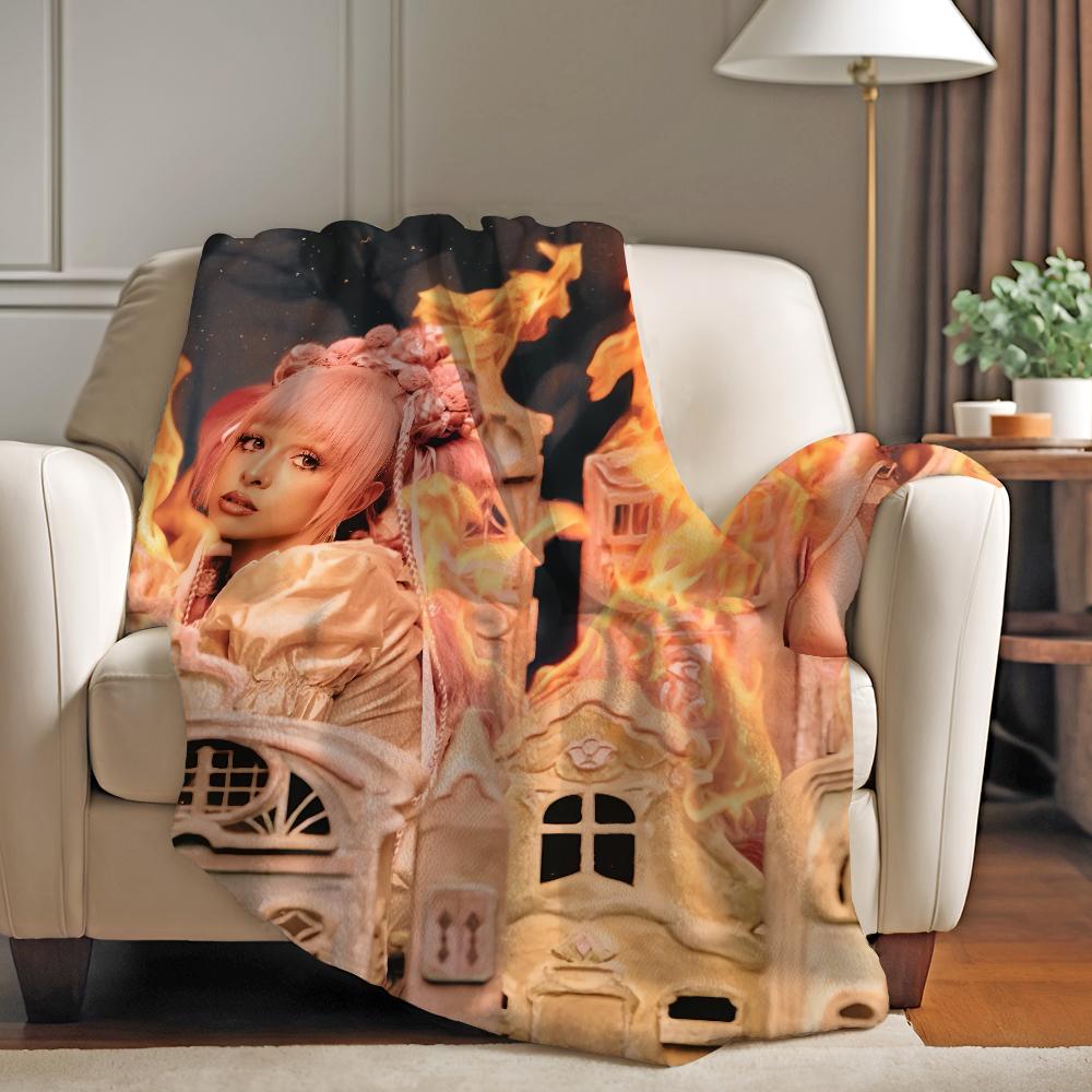 Singer Melanie Martinez Hades Music Blanket Warm Soft Suitable For Bedroom Sofa Bed Living Room Office Travel Camping Gifts