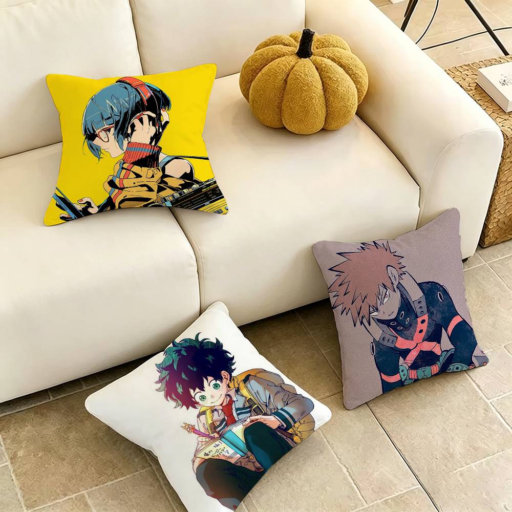 My Hero AAcademia Square DoubleSided printed Pillow Case Bedroom Bedside Pillow Sofa Cushion Cover Gift