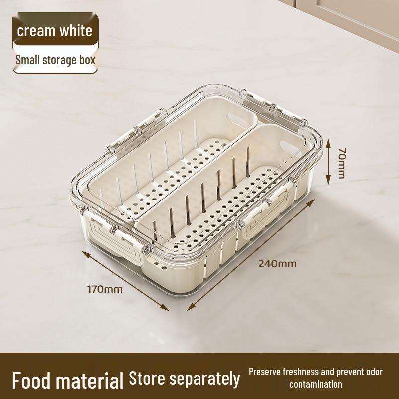 Large Capacity Transparent Spice & Food Storage Box - Dustproof & Moistureproof
