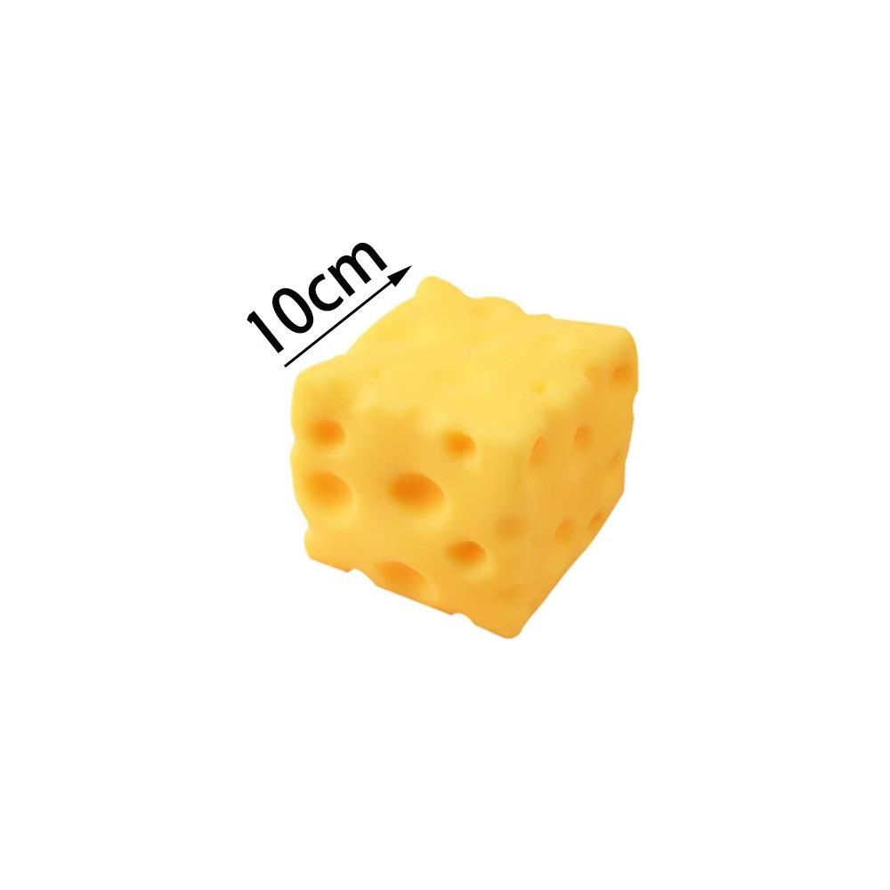 Sensory Stress Relief Giant Cheese Squishys Soft Novelty Food Theme Cheese Cubes Toys